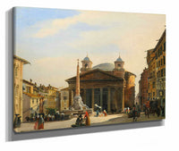 The Pantheon Rome by Ippolito Caffi