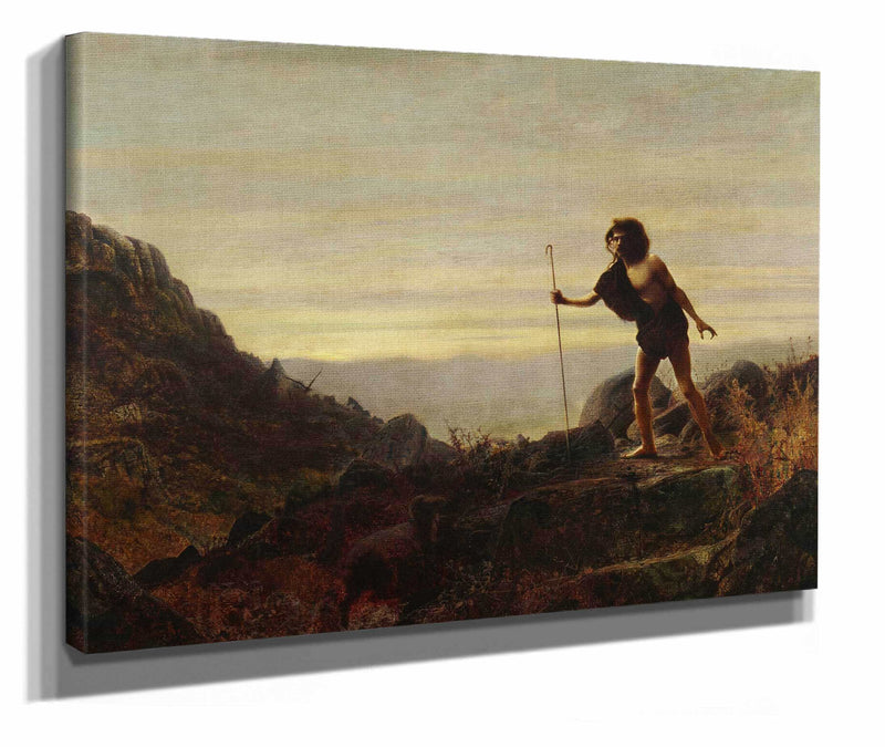 The Parable Of The Lost Sheep Late S by John Atkinson Grimshaw