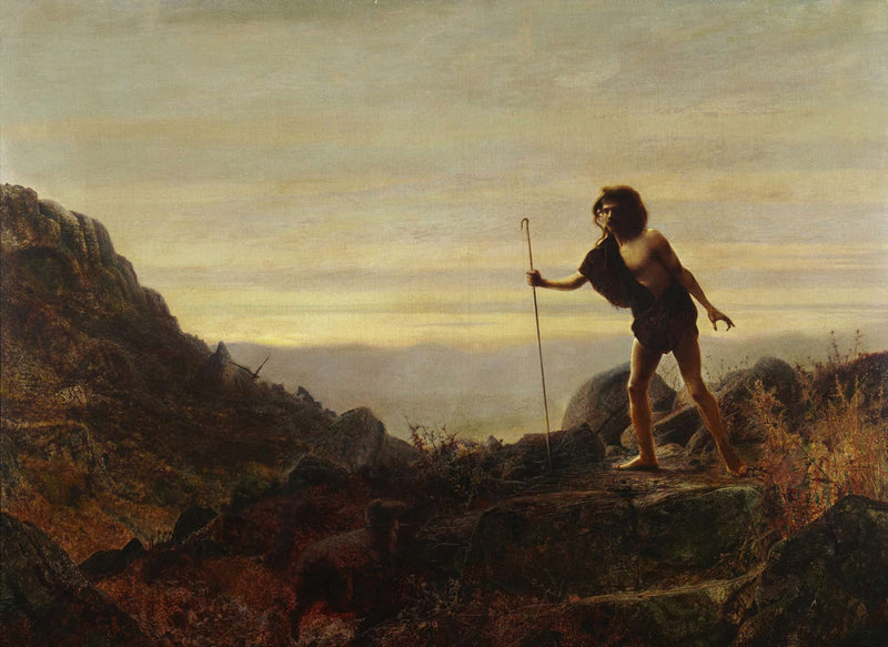 The Parable Of The Lost Sheep Late S by John Atkinson Grimshaw