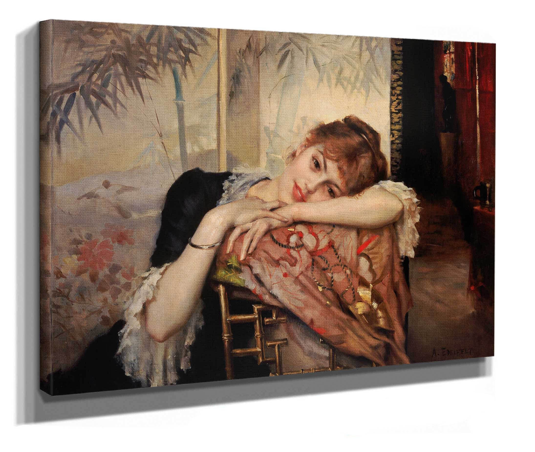 The Parisienne Virginie by Albert Edelfelt