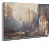 The Pass Of Pancorbo The Pyrenees by David Roberts