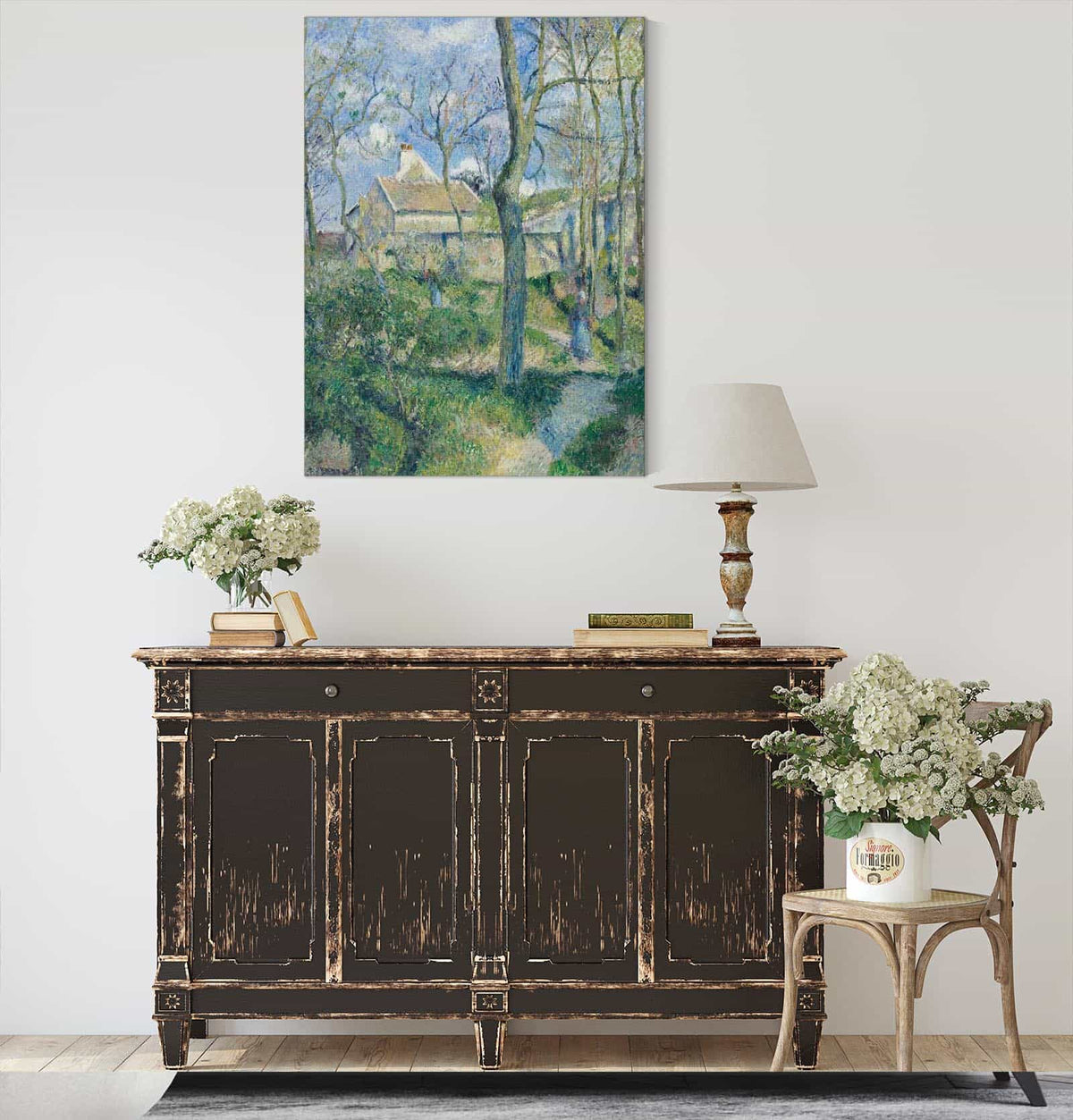 The Path To Les Pouilleux Pontoise by Camille Pissarro