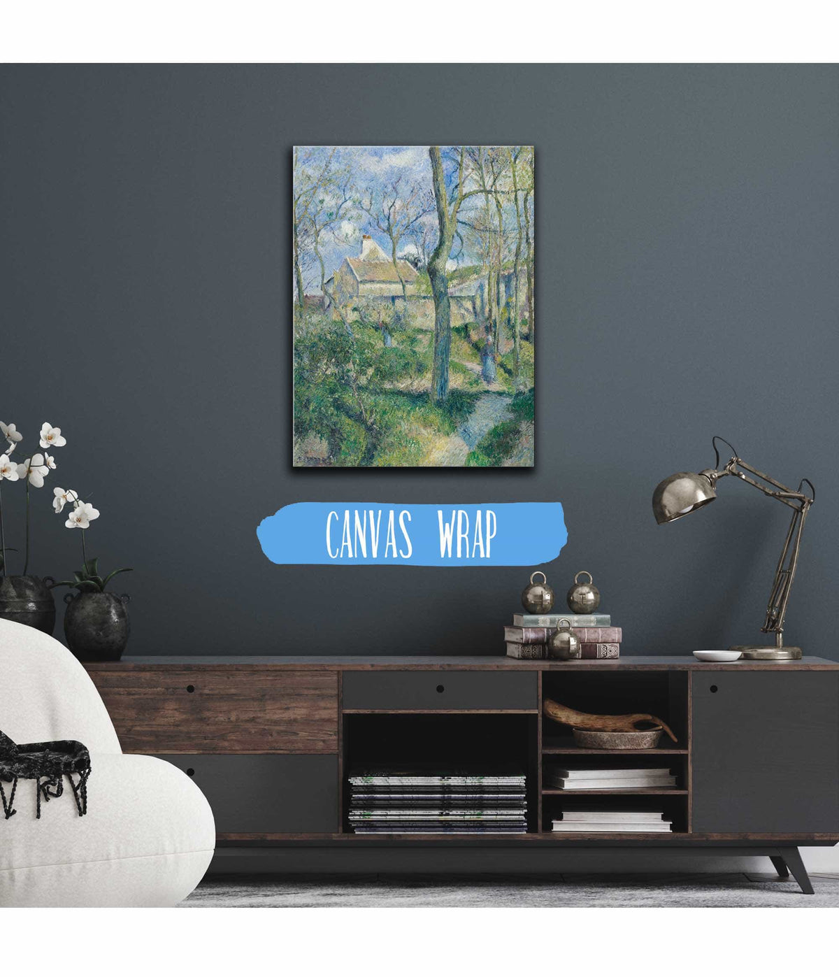 The Path To Les Pouilleux Pontoise by Camille Pissarro