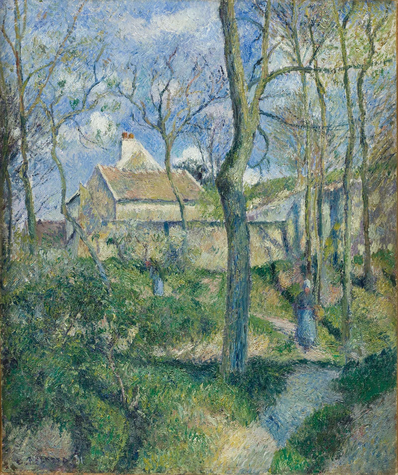 The Path To Les Pouilleux Pontoise by Camille Pissarro
