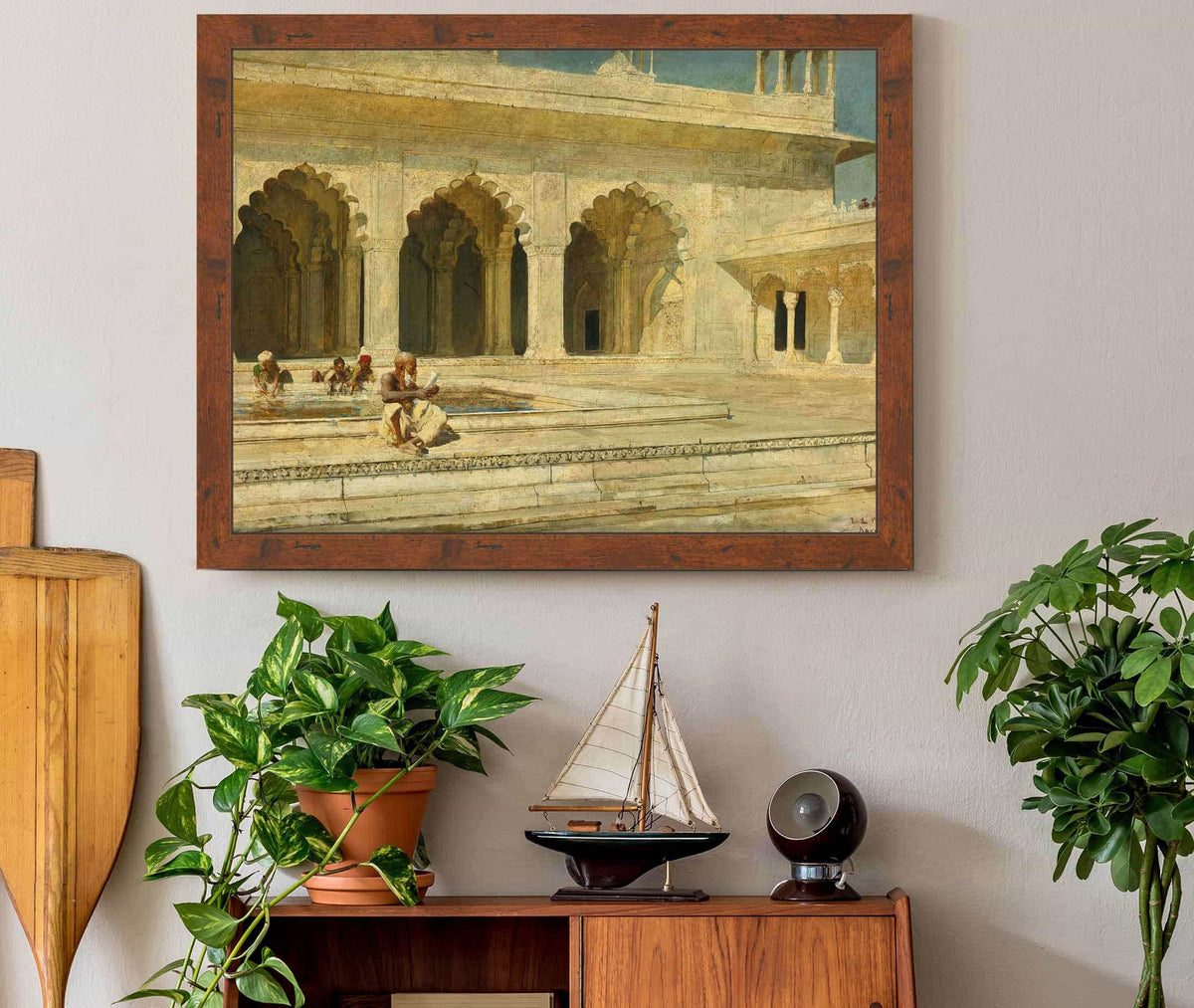 The Pearl Mosque Agra by Edwin Lord Weeks