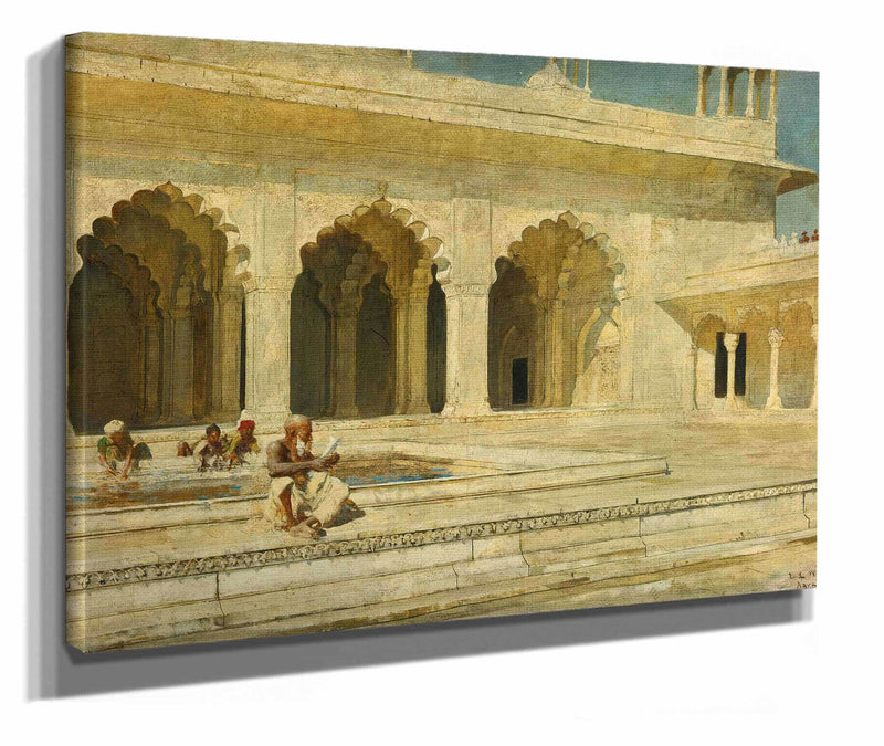 The Pearl Mosque Agra by Edwin Lord Weeks