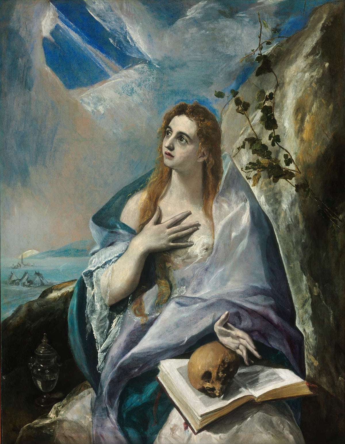 The Penitent Magdalene by El Greco
