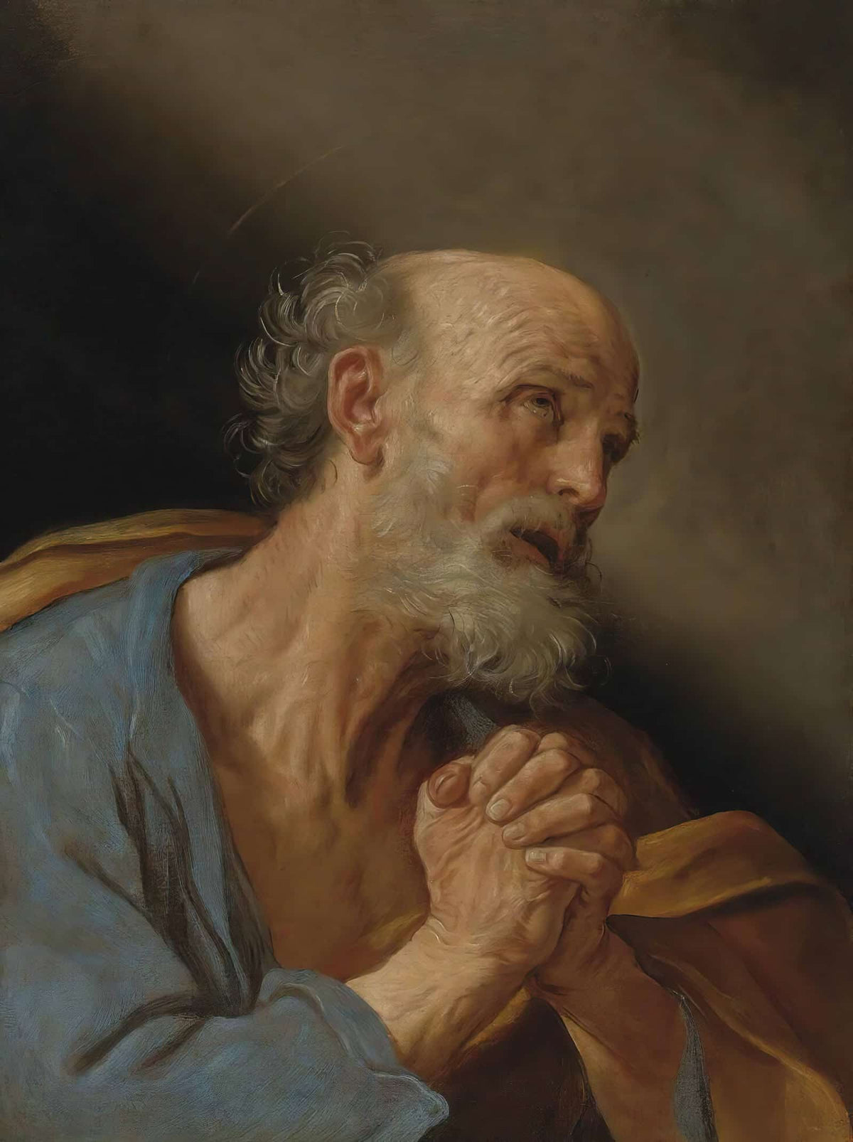 The Penitent Saint Peter by Guido Reni