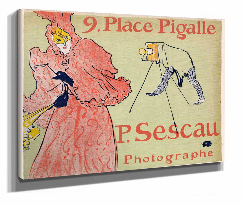 The Photographer Sescau by Henri De Toulouse Lautrec