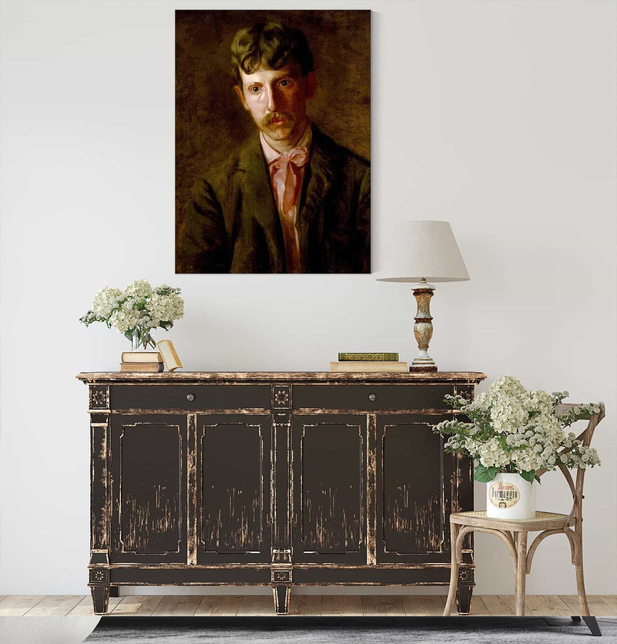 The Pianist Stanley Addicks by Thomas Eakins