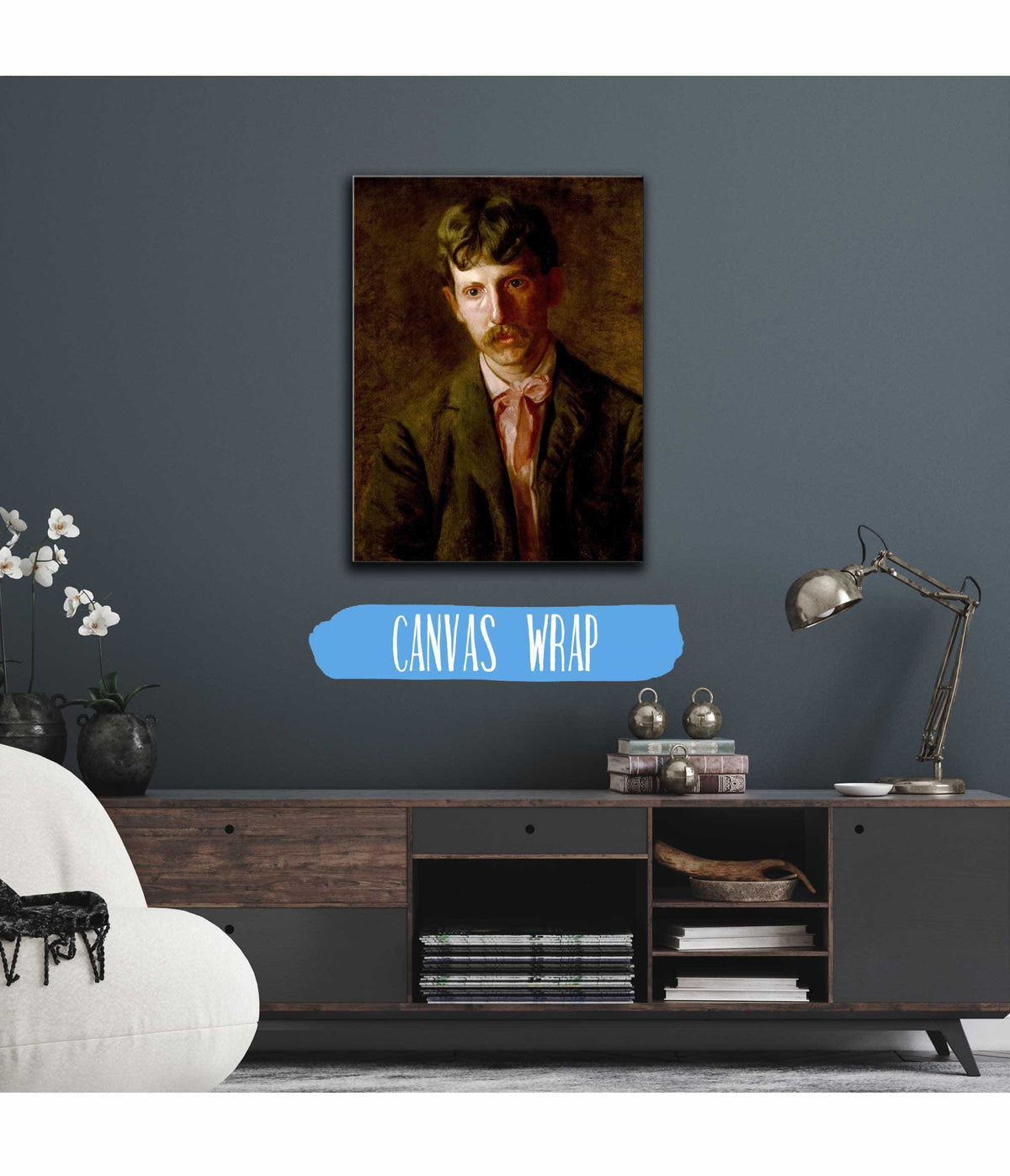 The Pianist Stanley Addicks by Thomas Eakins