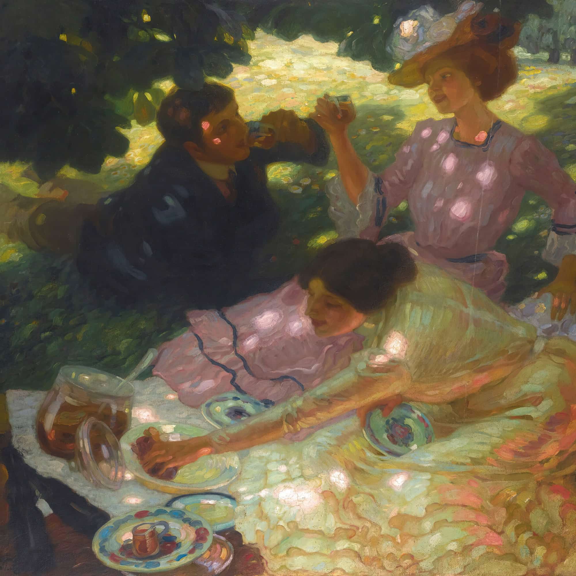 The Picnic by Leo Putz