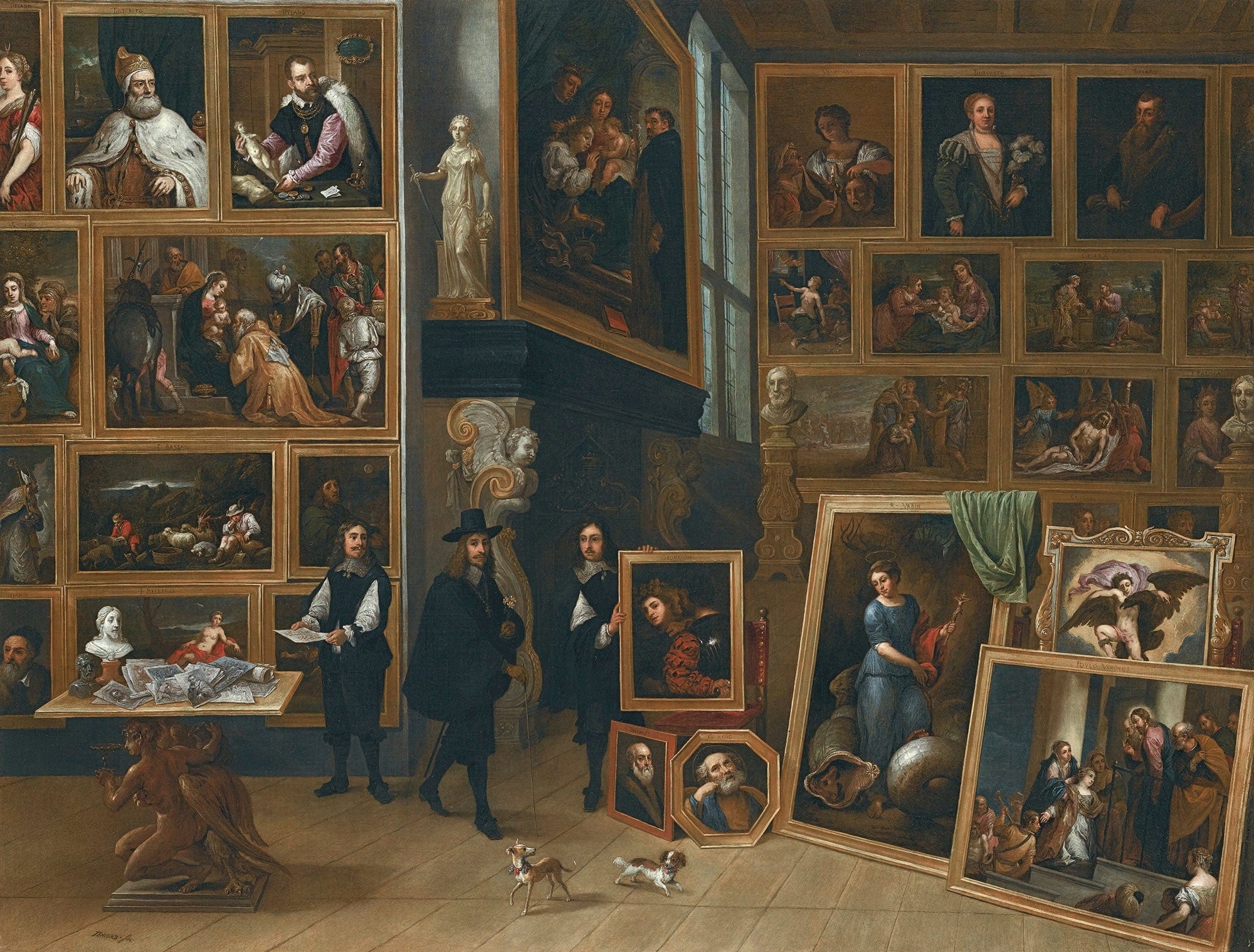 The Picture Gallery Of Archduke Leopold William by David Teniers The Younger