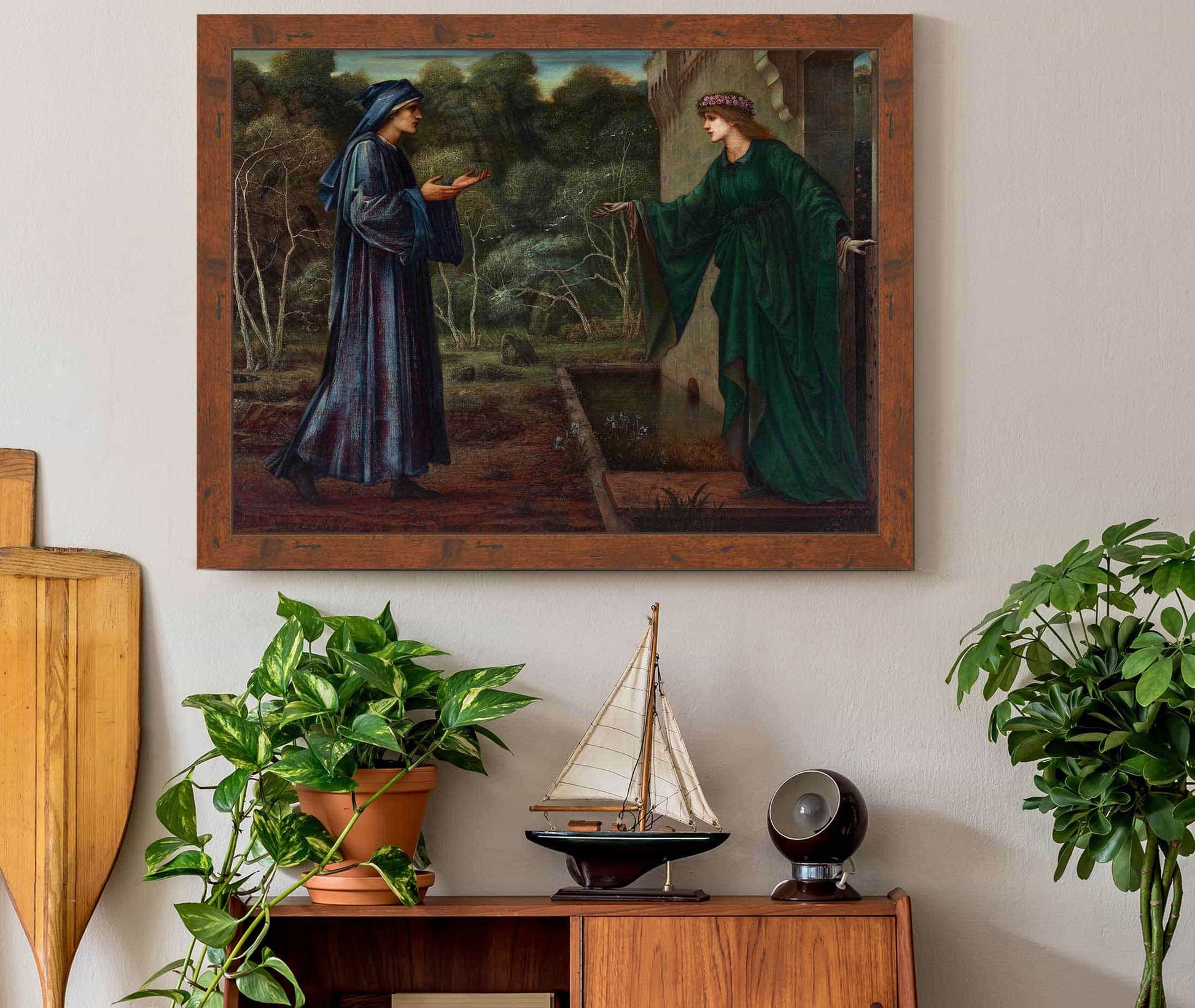 The Pilgrim At The Gate Of Idleness by Sir Edward Coley Burne Jones