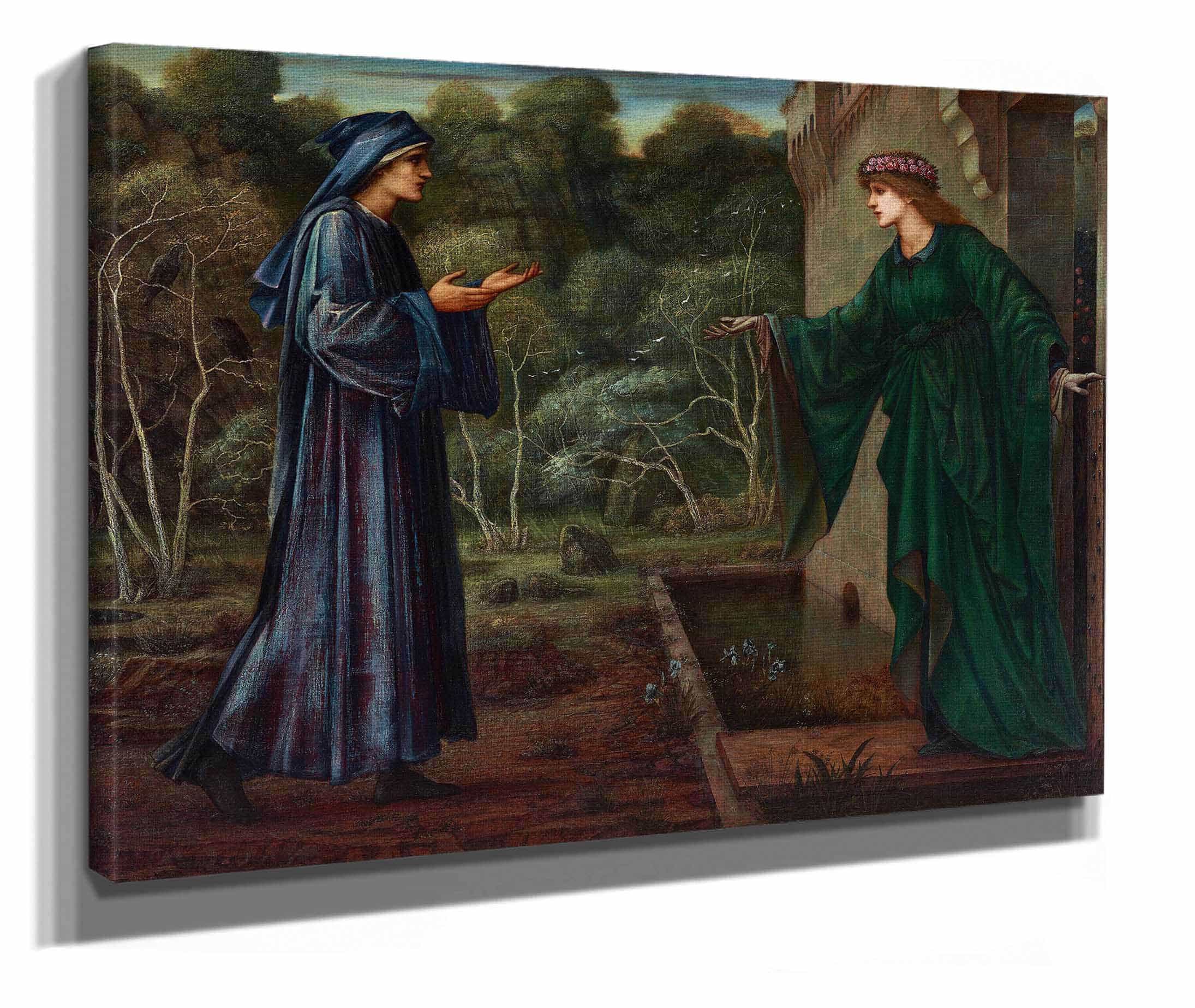 The Pilgrim At The Gate Of Idleness by Sir Edward Coley Burne Jones