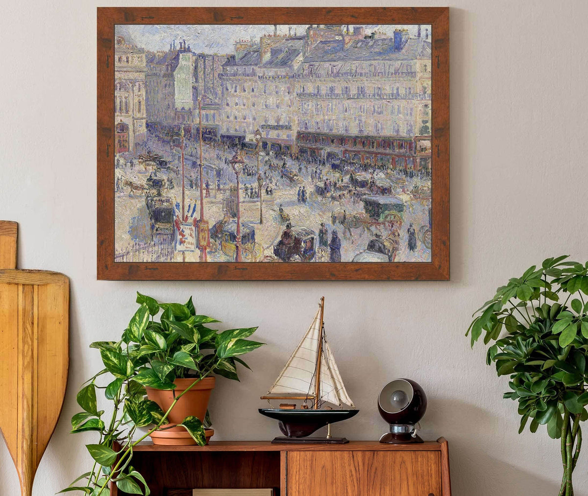 The Place Du Havre Paris by Camille Pissarro