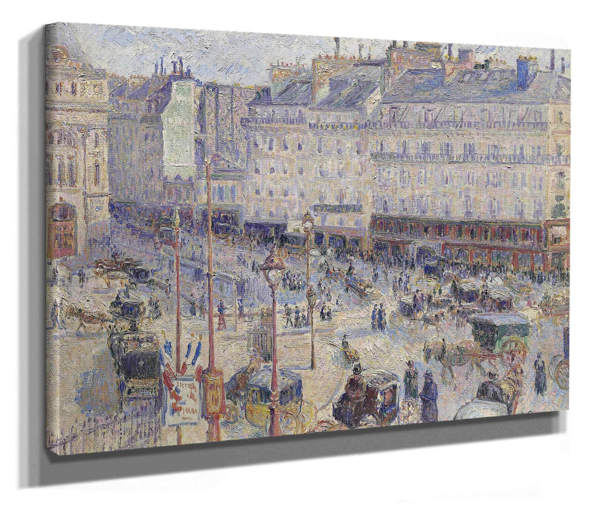 The Place Du Havre Paris by Camille Pissarro