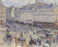 The Place Du Havre Paris by Camille Pissarro
