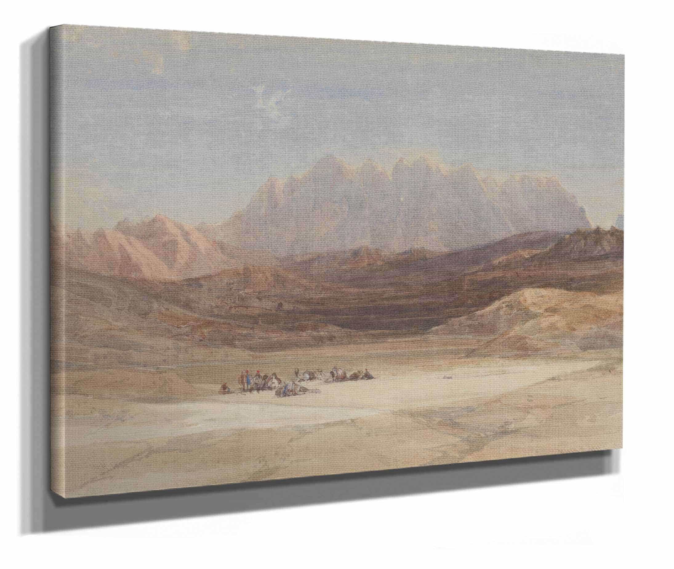 The Plain Of El Raheh Mount Sinai by David Roberts