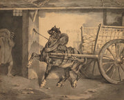 The Plastermakers Horse Le Cheval Du Platrier by Theodore Gericault