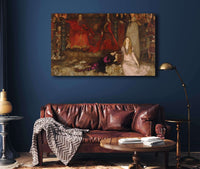 The Play Scene In Hamlet Act Iii Scene Ii by Edwin Austin Abbey