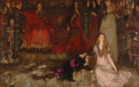 The Play Scene In Hamlet Act Iii Scene Ii by Edwin Austin Abbey