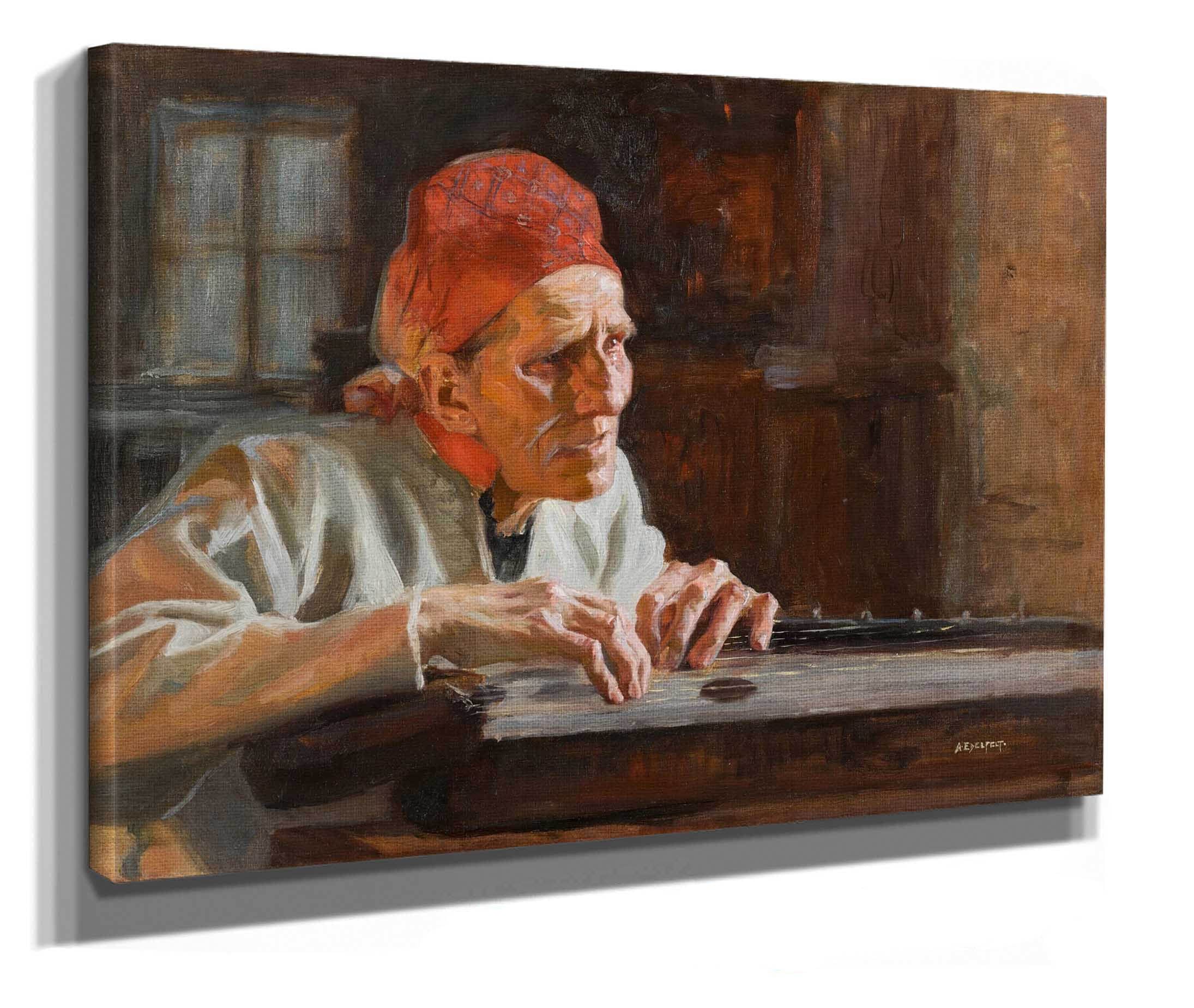 The Poet Larin Paraske by Albert Edelfelt