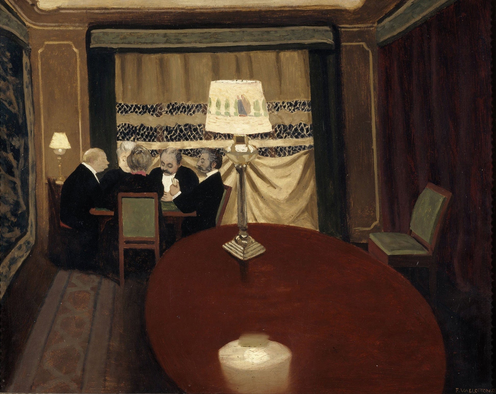 The Poker Game by Felix Vallotton