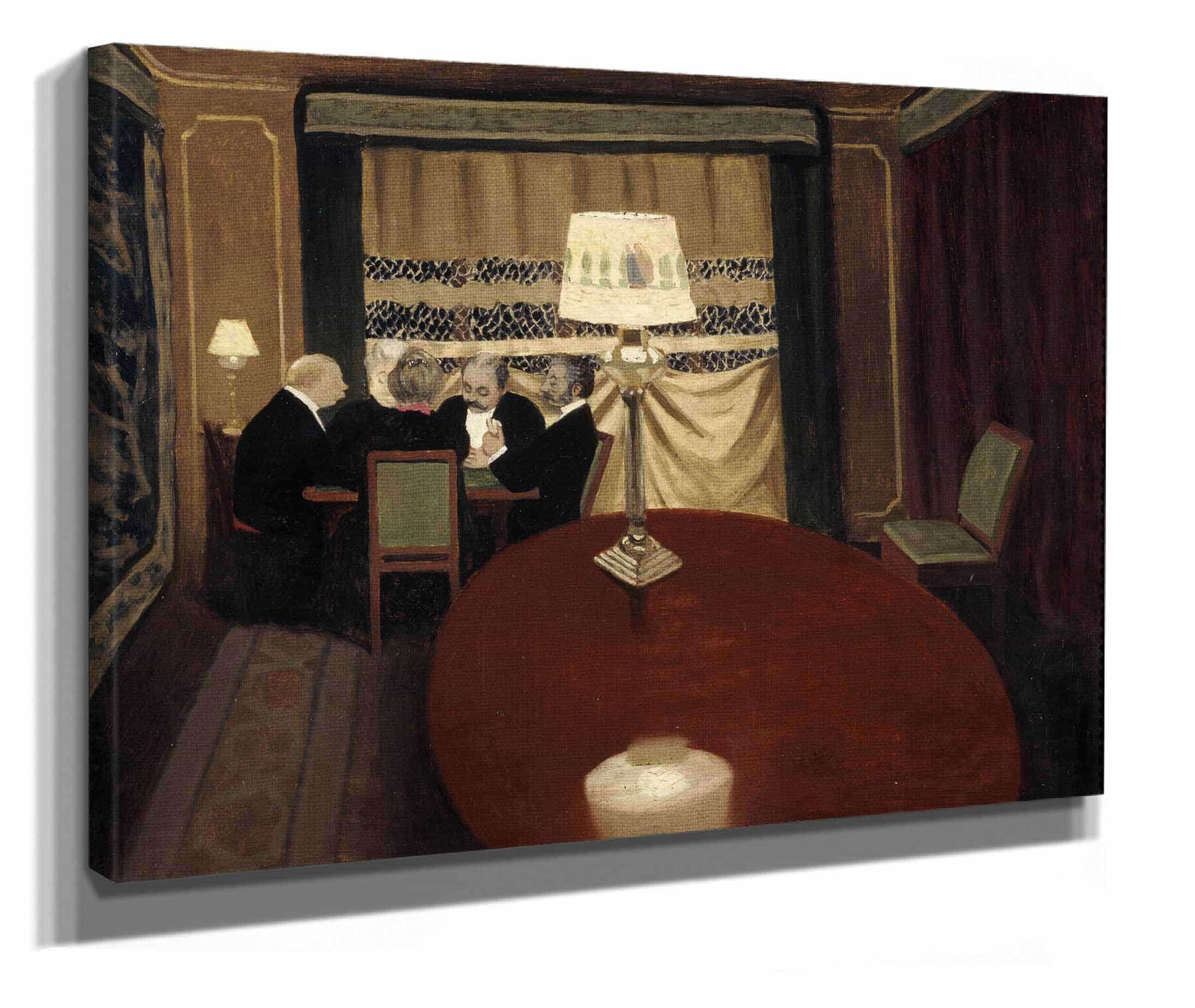 The Poker Game by Felix Vallotton