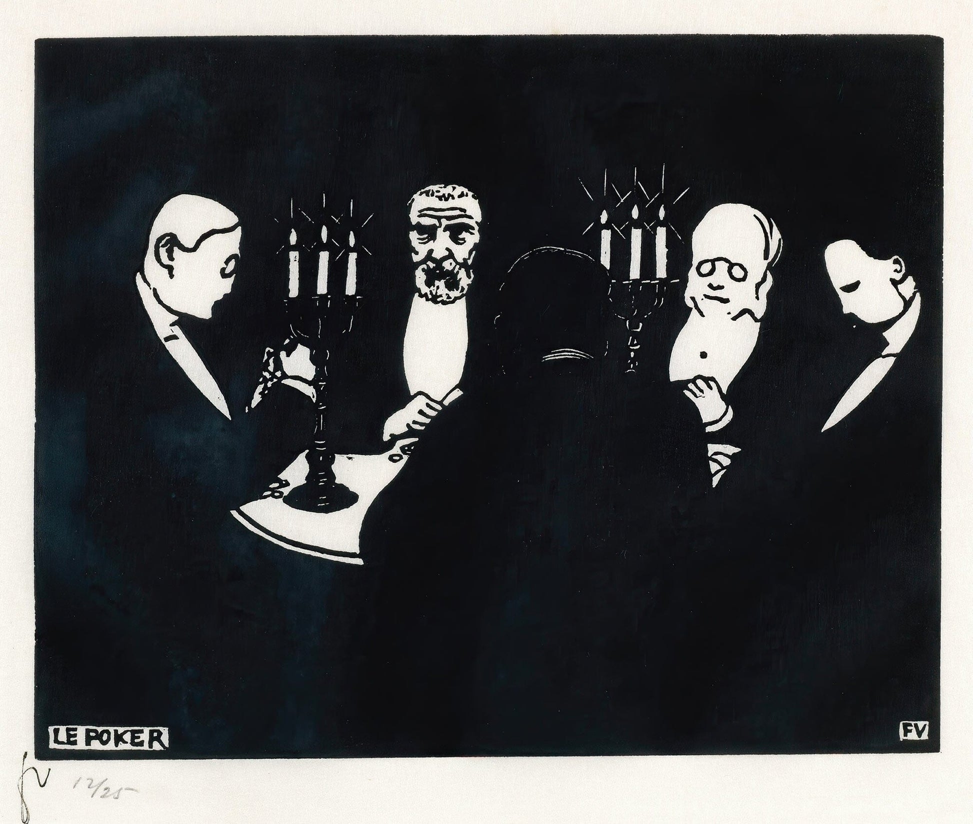 The Pokergame by Felix Vallotton