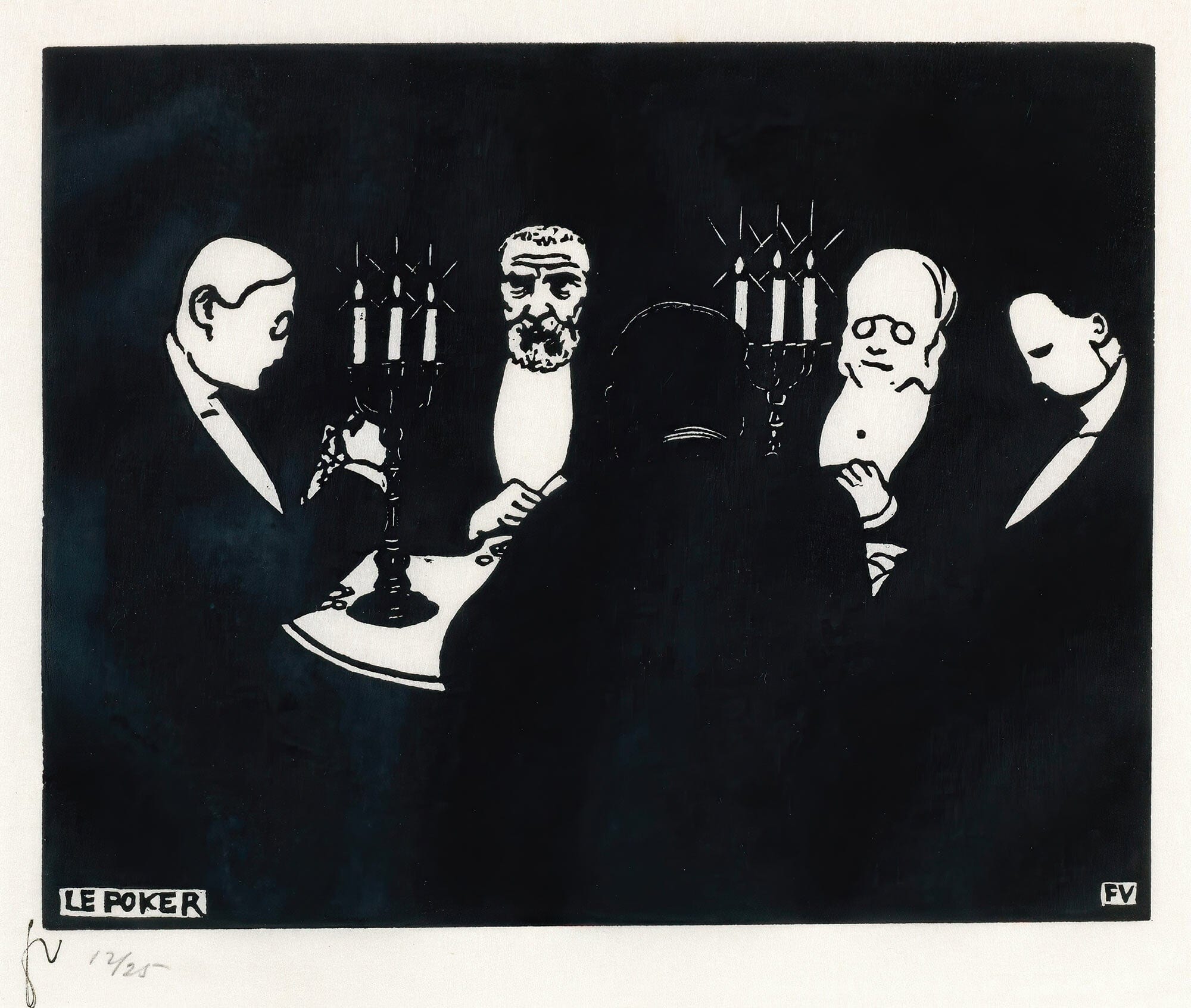 The Pokergame by Felix Vallotton
