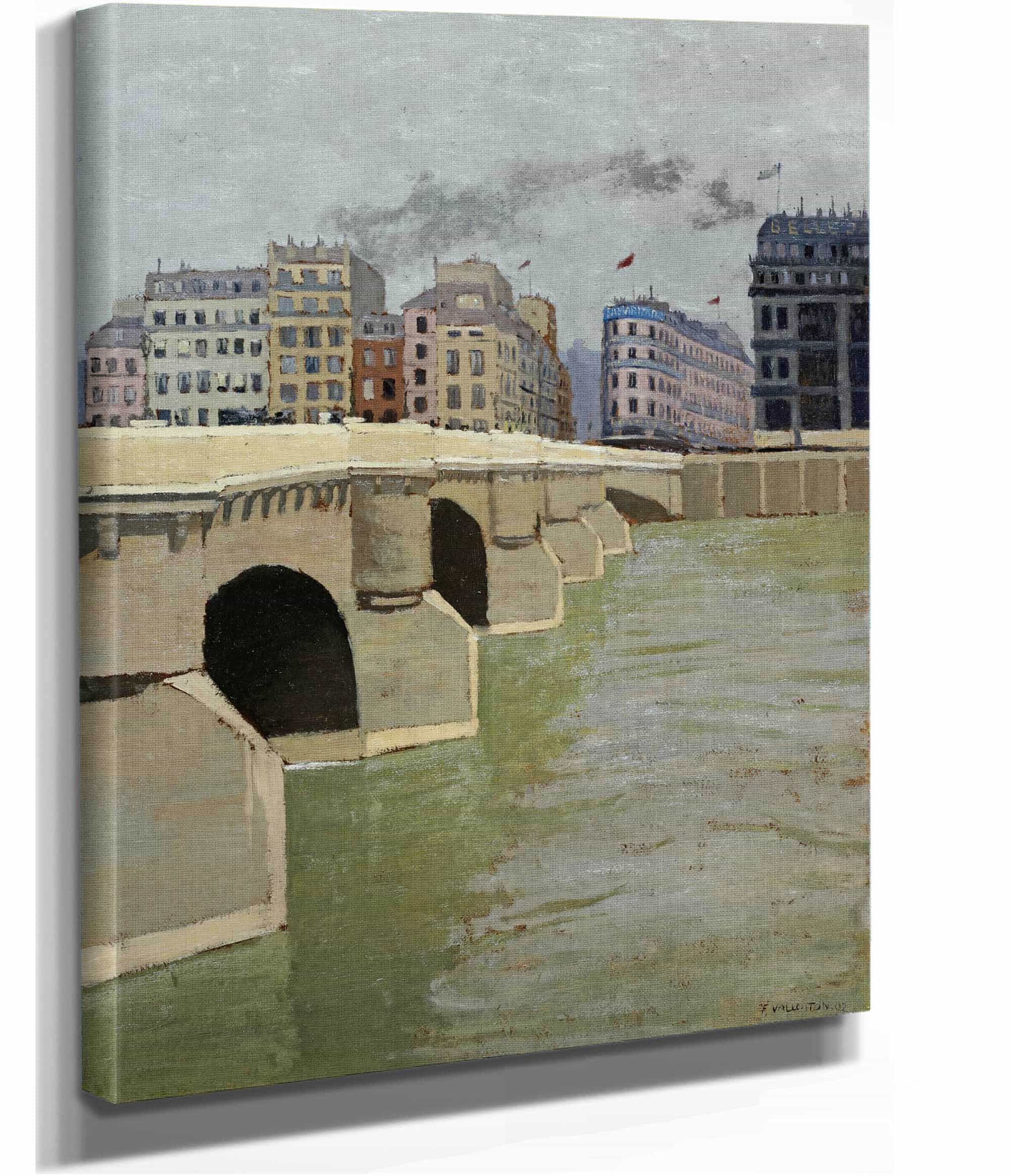 The Pont Neuf Bridge by Felix Vallotton