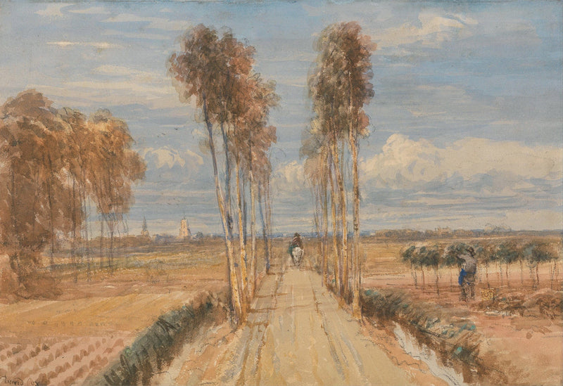 The Poplar Avenue After Hobbema by David Cox