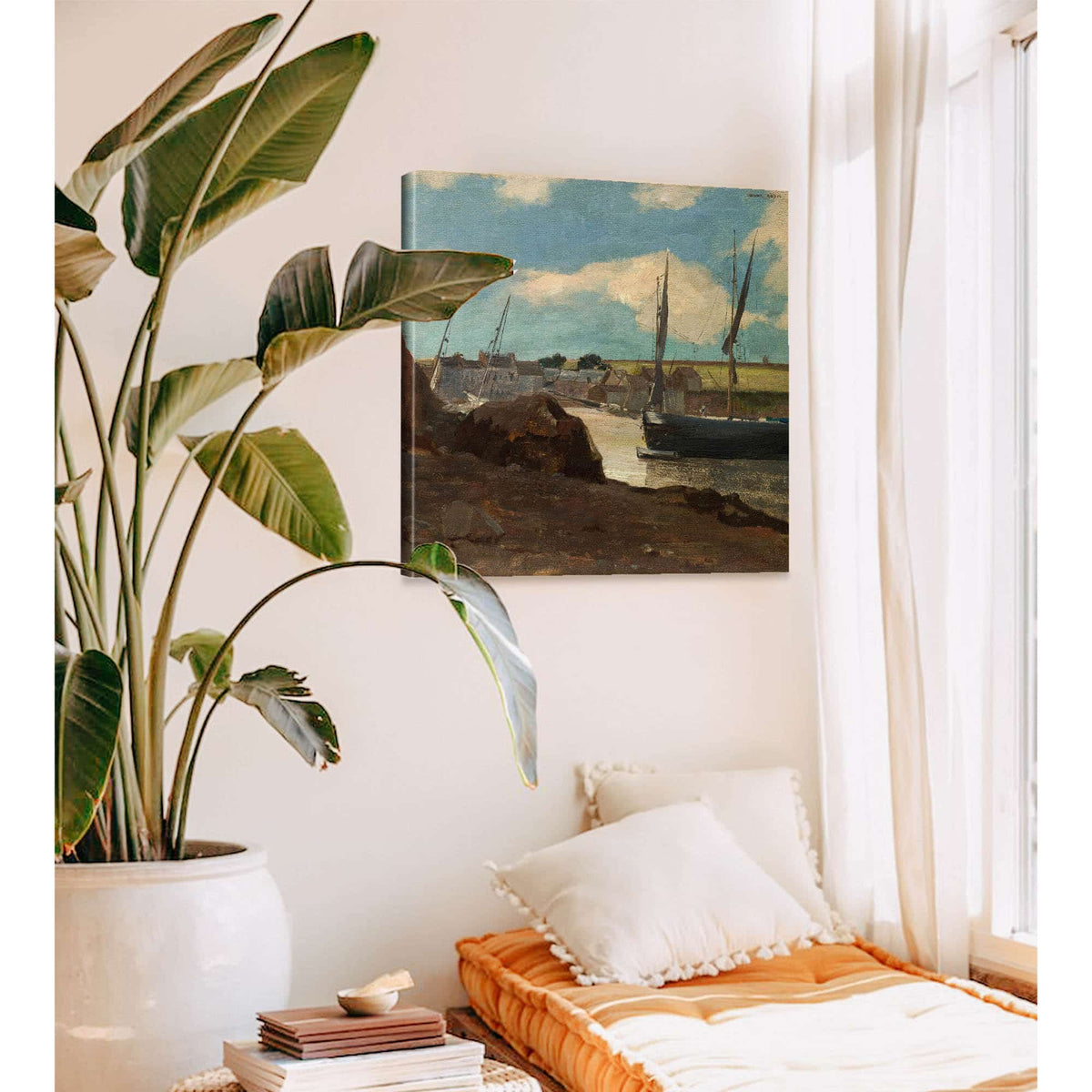 The Port Of Morgat by Odilon Redon