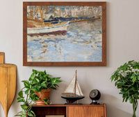 The Port Of Nice  by Berthe Morisot