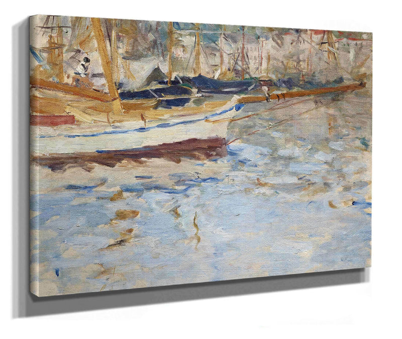 The Port Of Nice  by Berthe Morisot