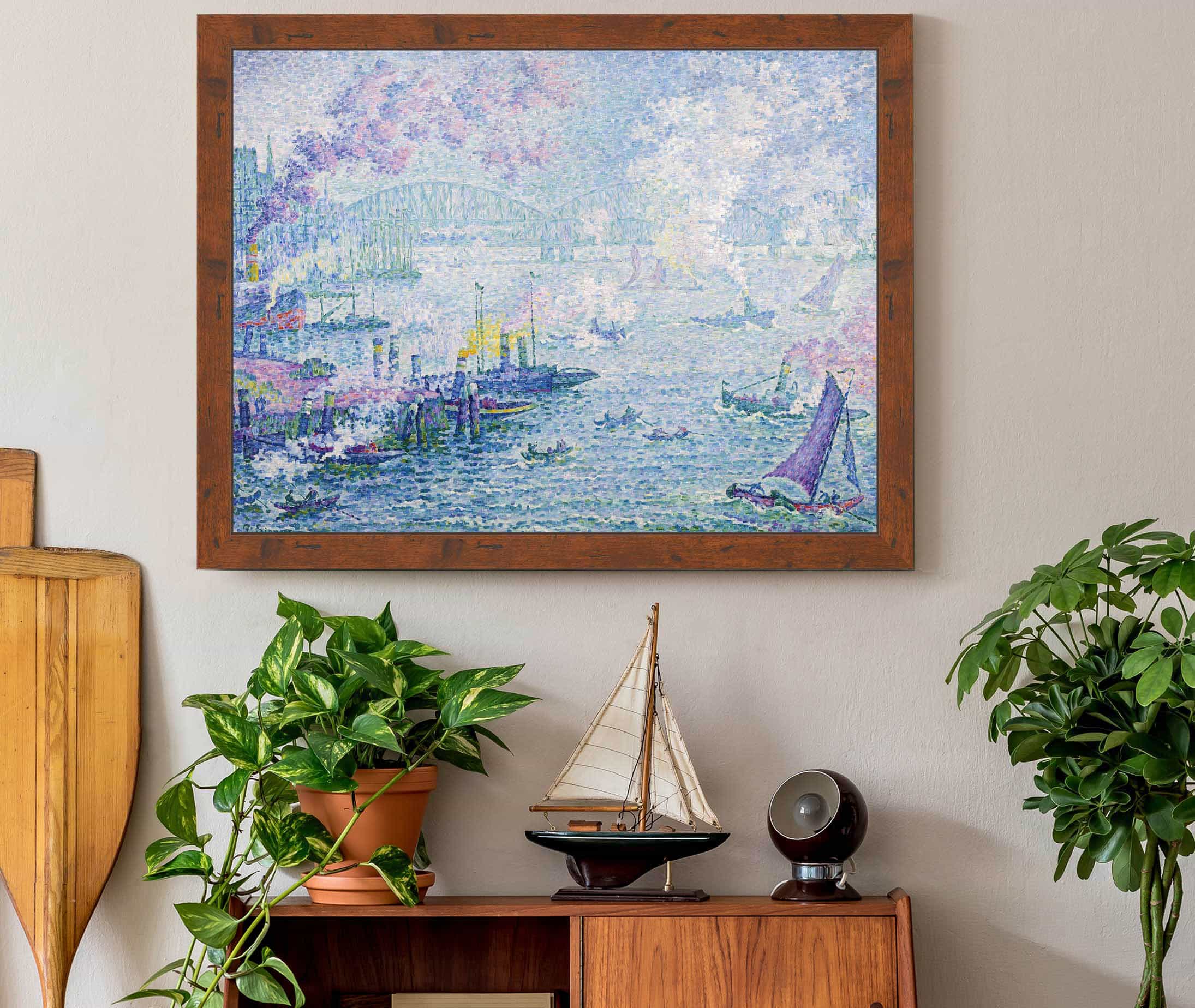 The Port Of Rotterdam by Paul Signac