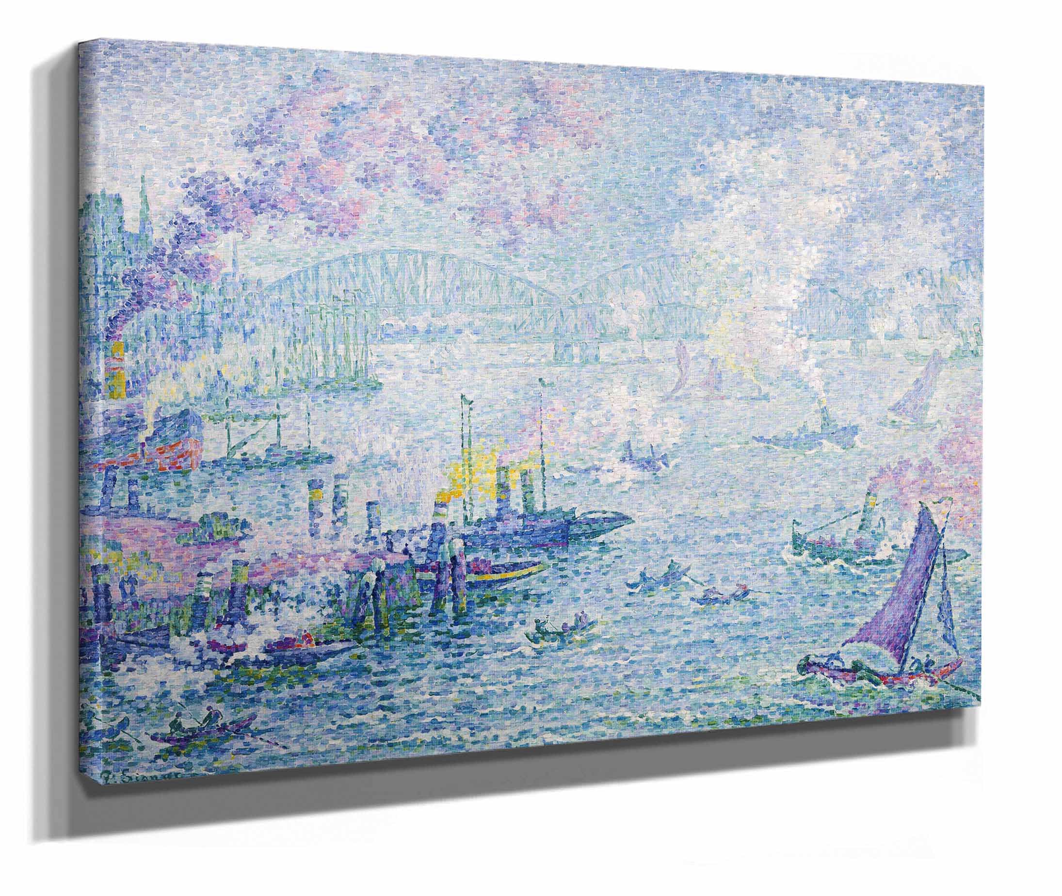 The Port Of Rotterdam by Paul Signac