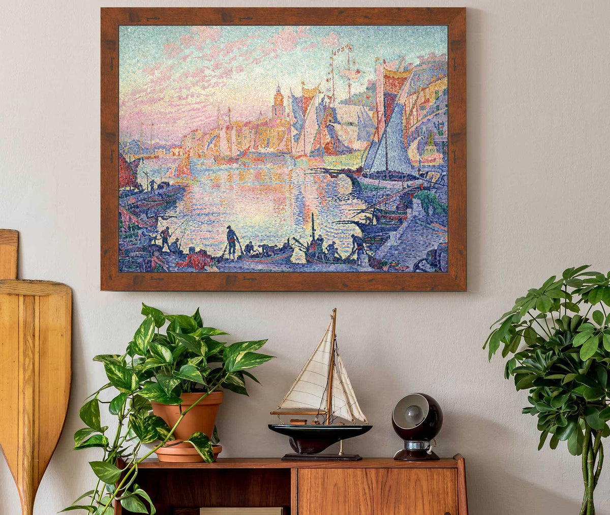 The Port Of Saint Tropez by Paul Signac