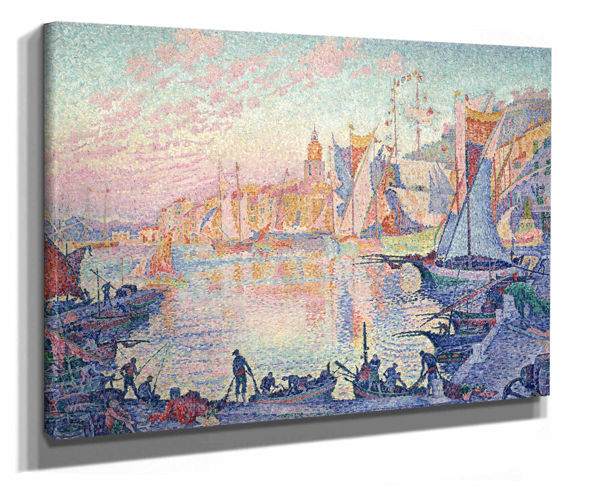 The Port Of Saint Tropez by Paul Signac