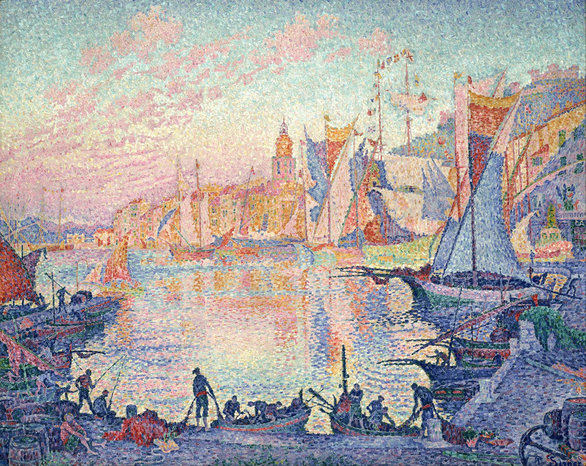 The Port Of Saint Tropez by Paul Signac