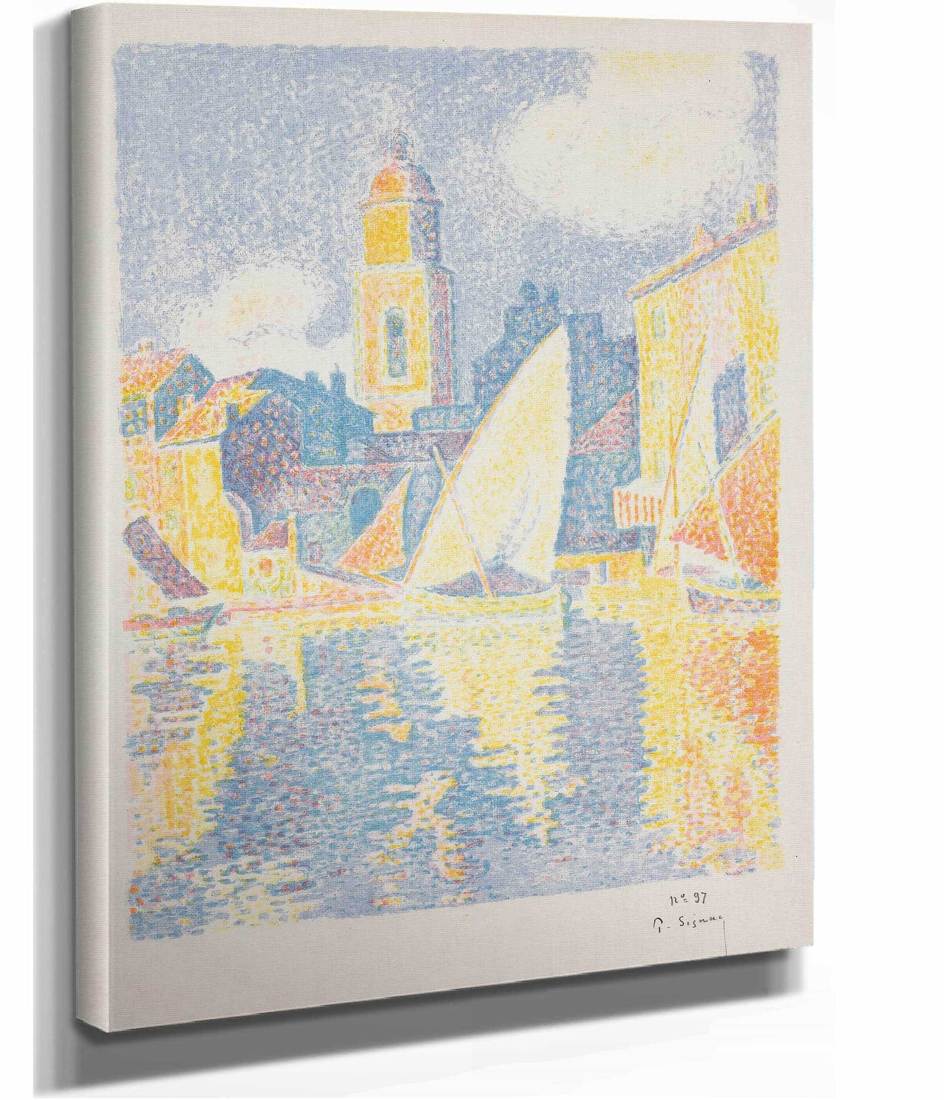 The Port Of St Tropez   by Paul Signac