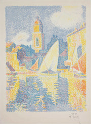 The Port Of St Tropez   by Paul Signac