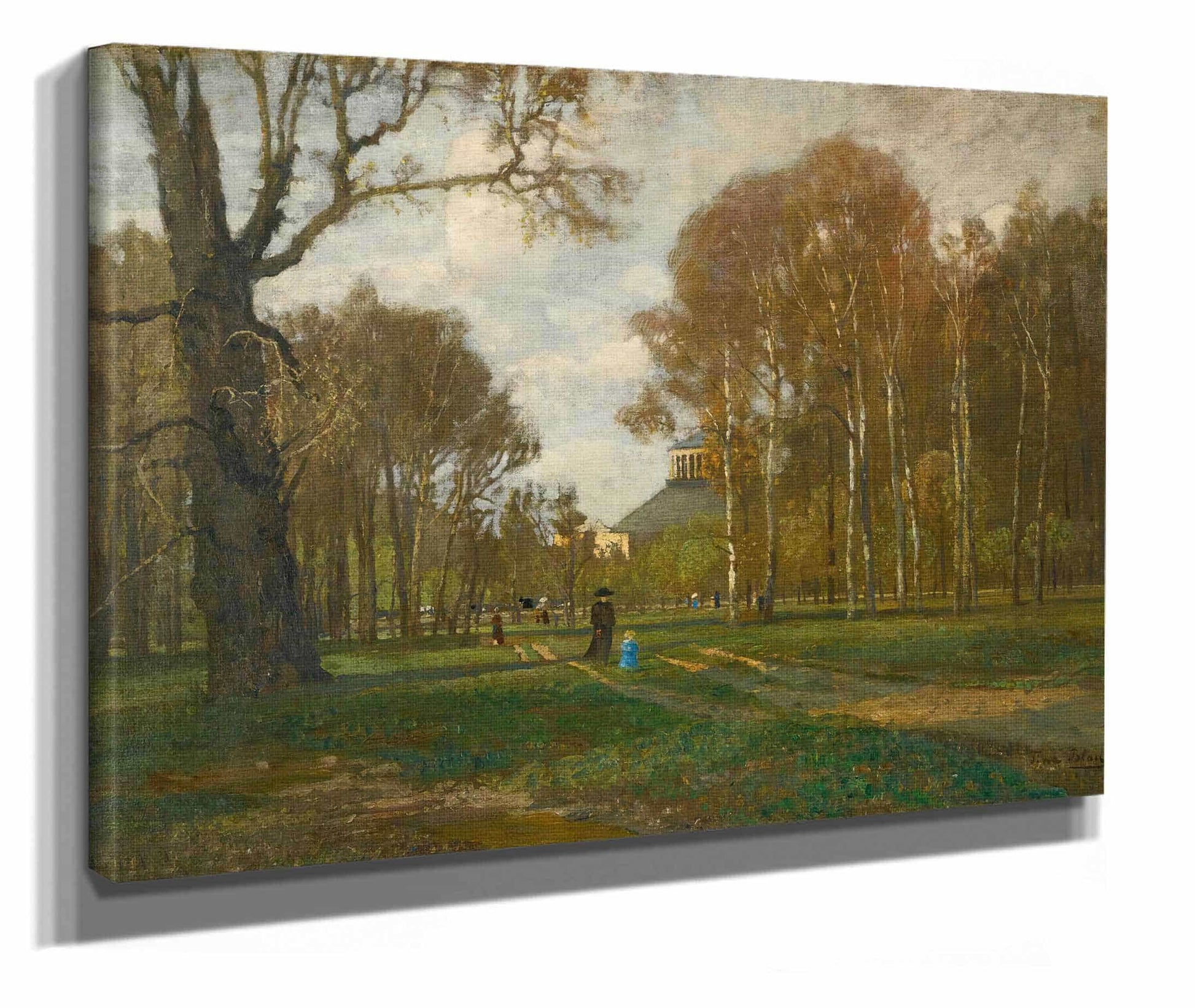 The Prater And Rotunda Vienna by Tina Blau