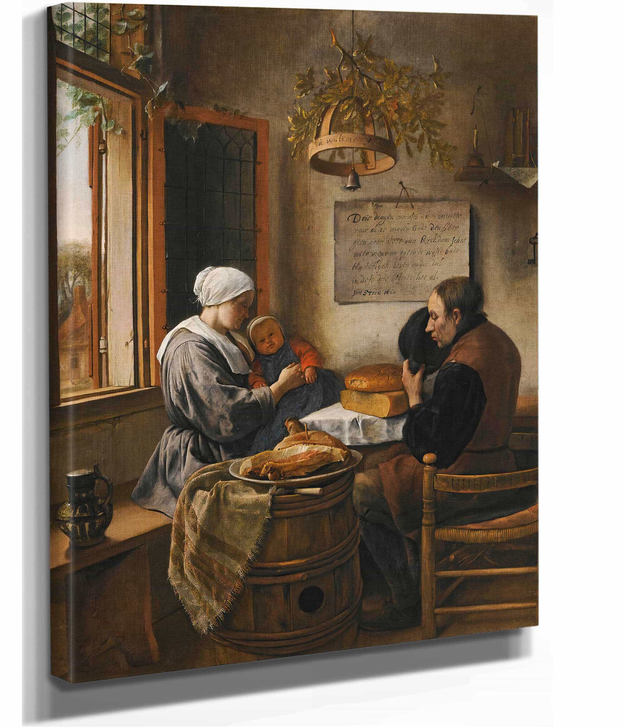 The Prayer Before The Meal by Jan Steen