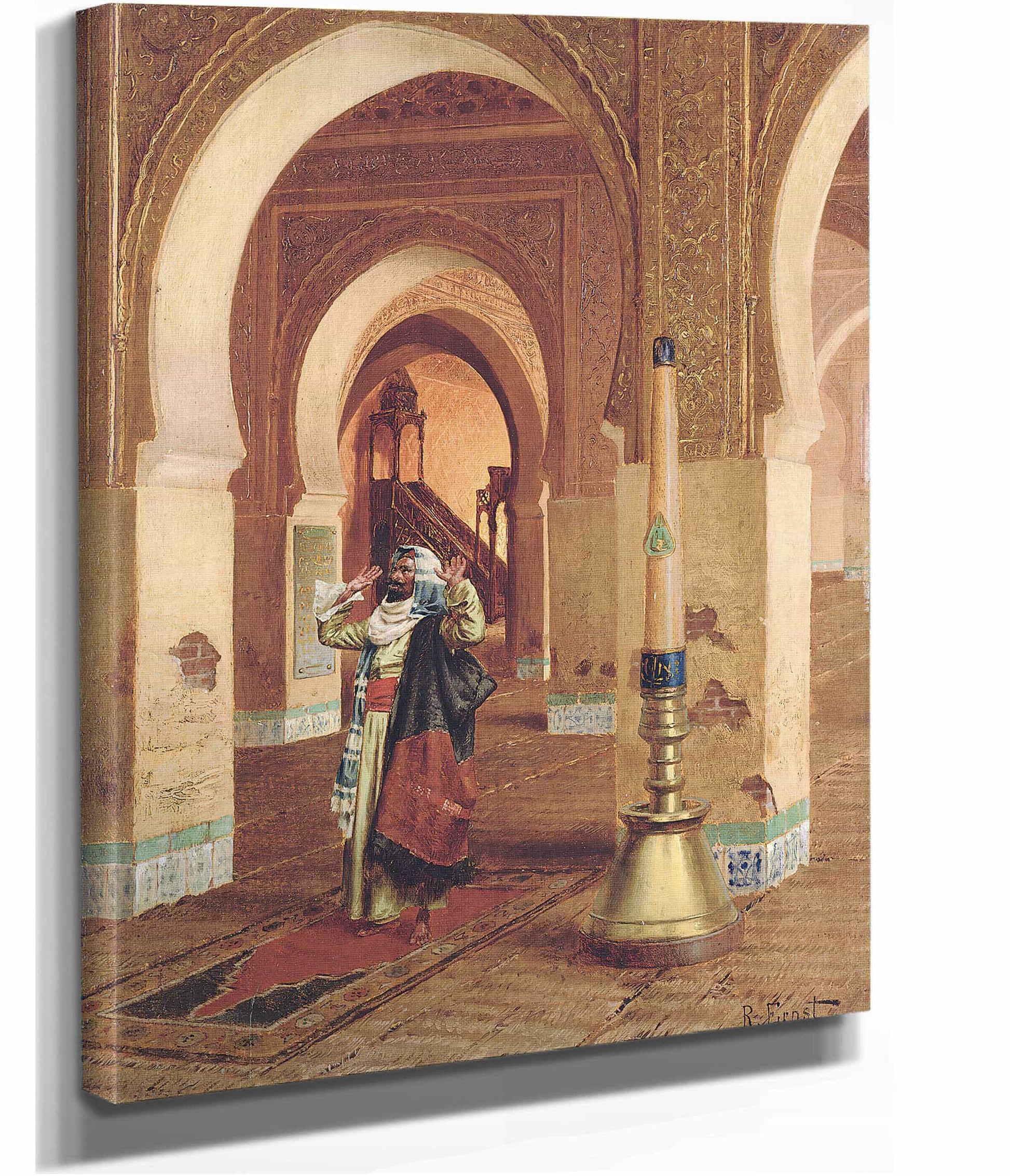 The Prayer by Rudolf Ernst