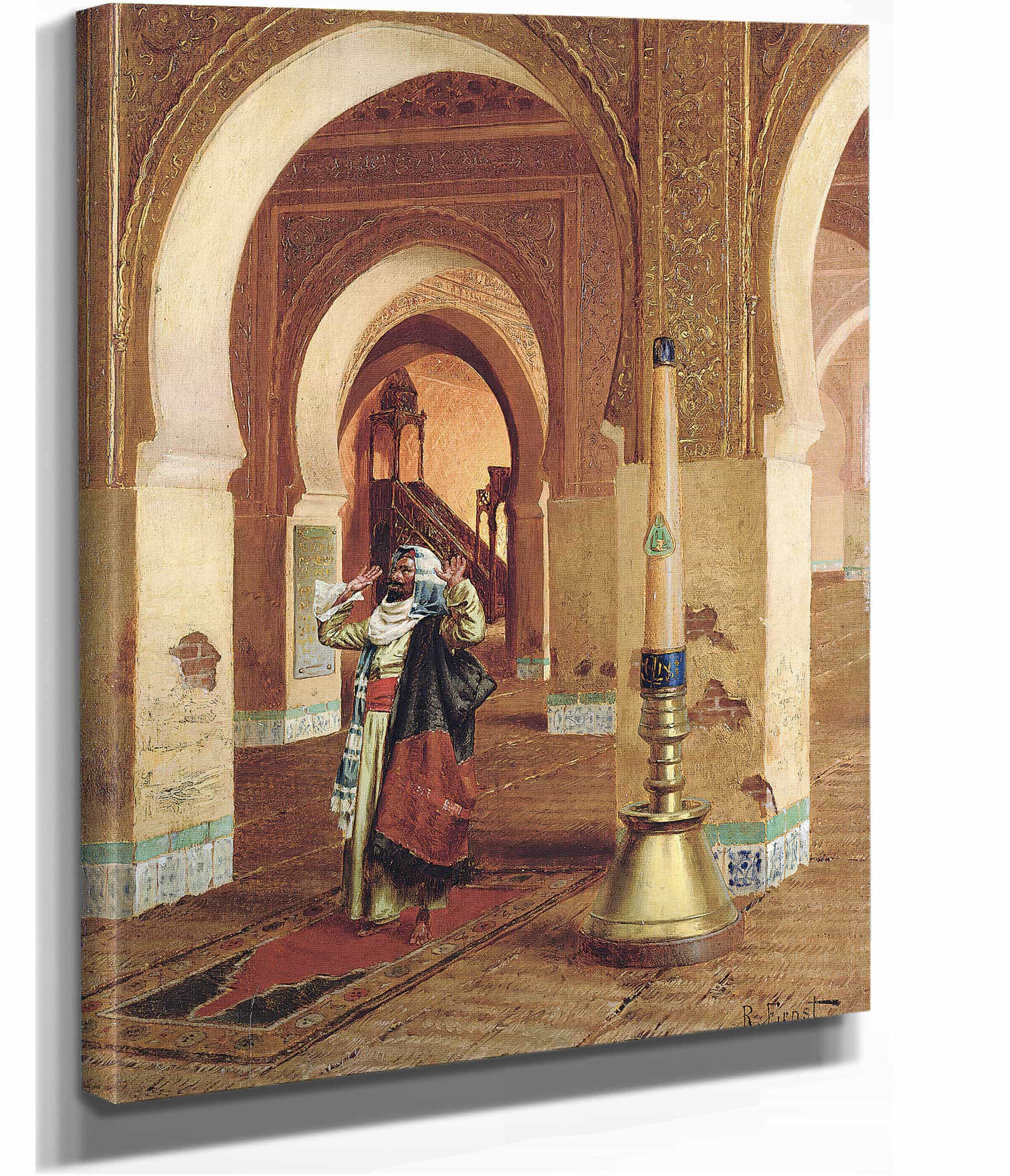 The Prayer by Rudolf Ernst