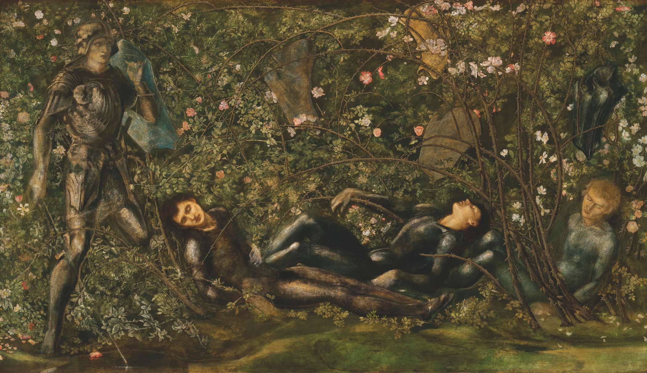 The Prince Entering The Briar Wood by Sir Edward Coley Burne Jones