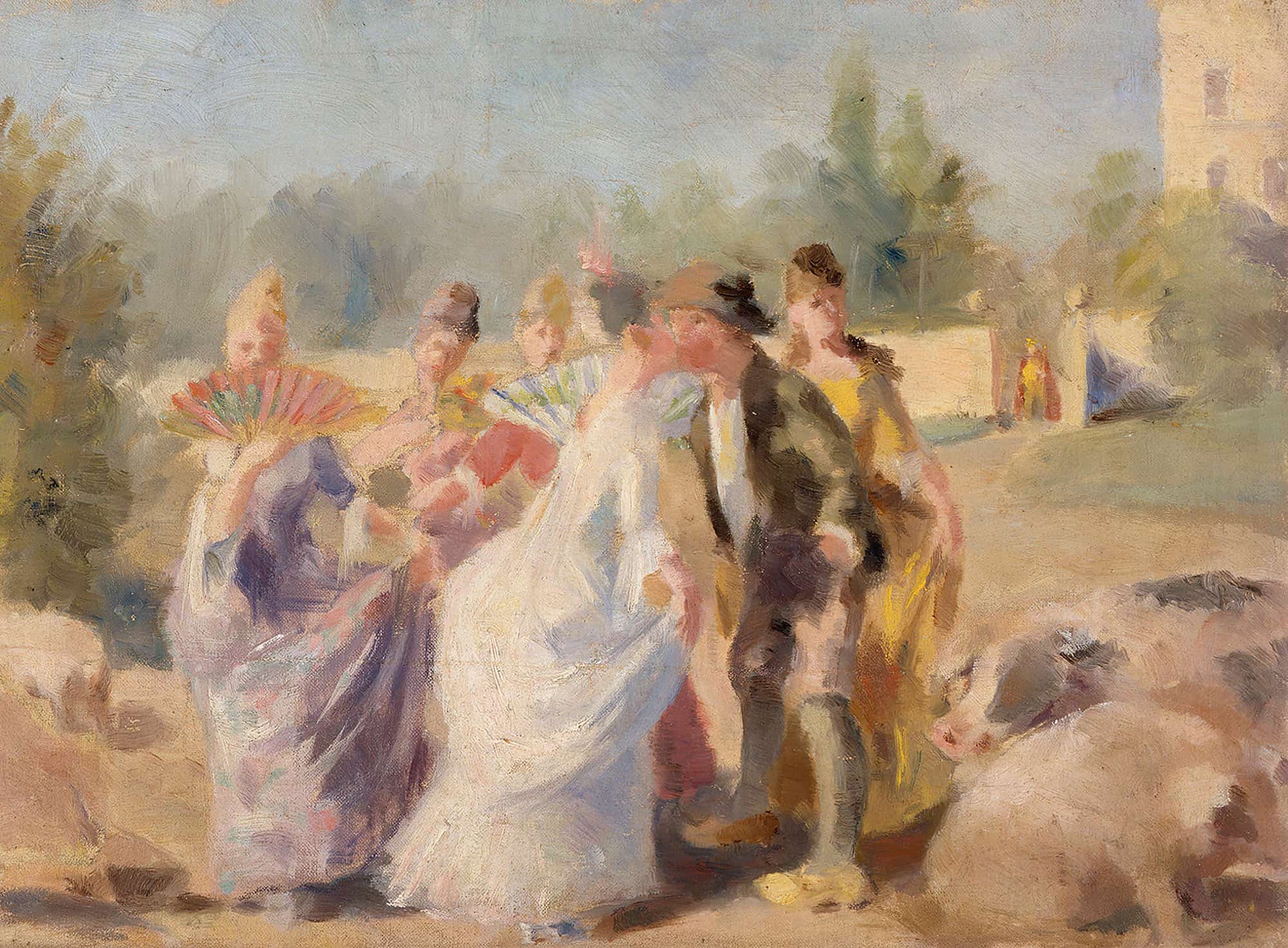 The Princess And The Swineherd by Magnus Enckell