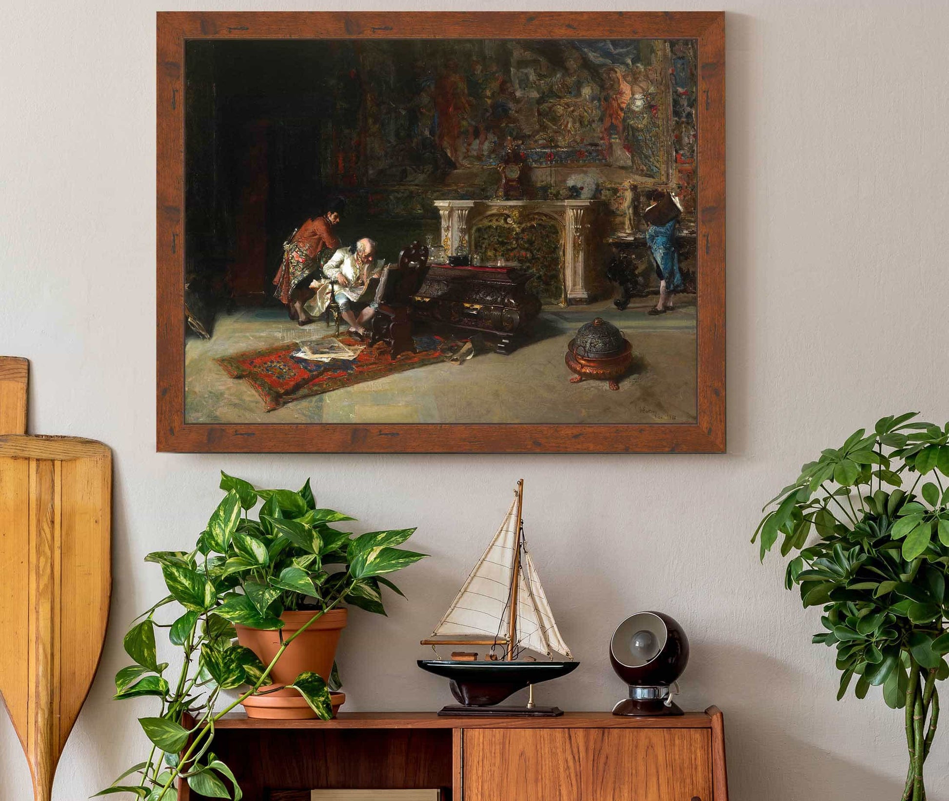 The Print Collector by Mariano Fortuny Marsal